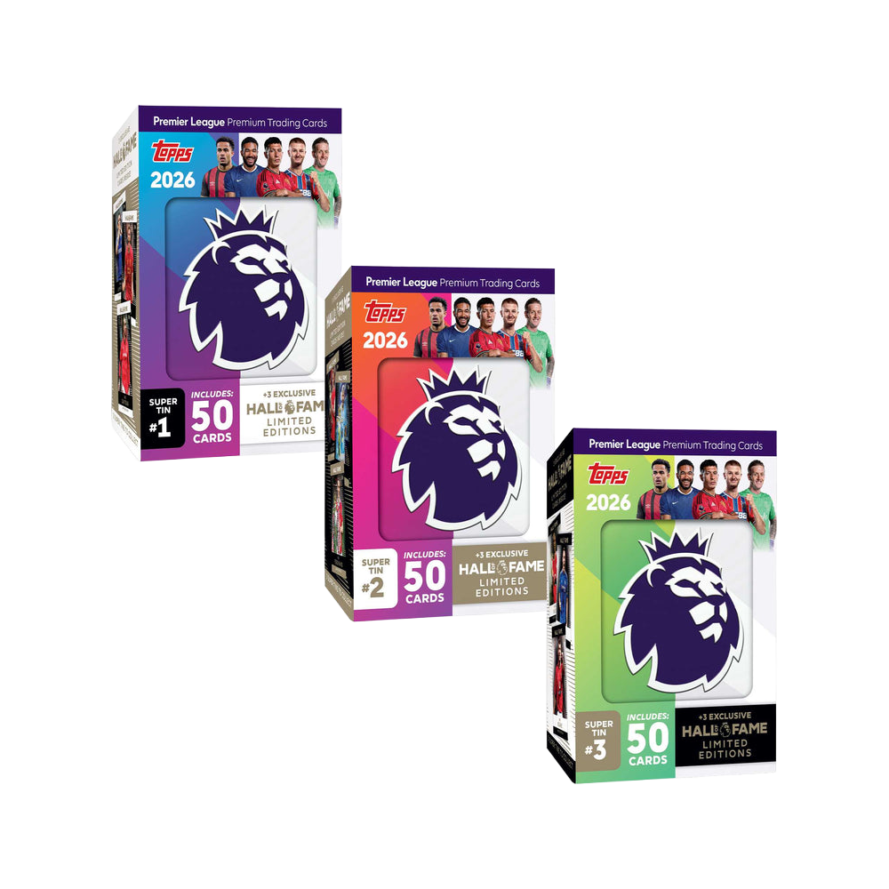 Topps Premier League 2025/26 Hall of Fame Super Tin Number 1