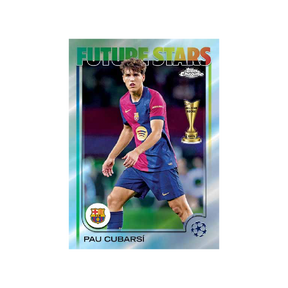 Topps Chrome UEFA Club Competitions UCC 2024-25 Jumbo Box