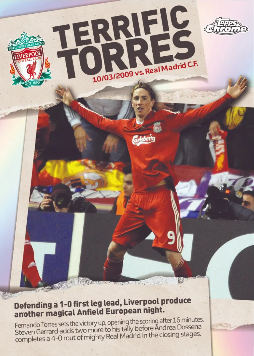 Topps Chrome Liverpool FC Hobby Box 23/24